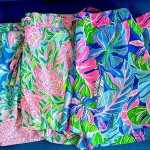 Lilly Pulitzer drawstring pull on shorts